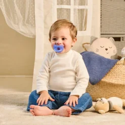 CHICCO - Pack 2 chupetes PhysioForma Soft 6-16M - Azul* Biberones Y Chupetes·Chupetes