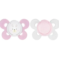 CHICCO - Pack 2 Chupetes Physio Comfort silicona 0-6M Rosa* Biberones Y Chupetes·Chupetes