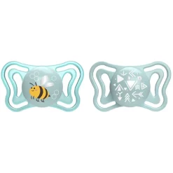 CHICCO - Pack 2 chupetes Physio Light 2-6M - Azul (Varios modelos)* Biberones Y Chupetes·Chupetes