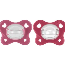 CHICCO - Pack 2 Chupetes Physio Dual Soft 16-36M - Rosa* Biberones Y Chupetes·Chupetes