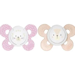 CHICCO - Pack 2 Chupetes Physio Comfort silicona 6-16M Rosa* Biberones Y Chupetes·Chupetes