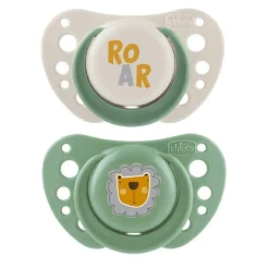 CHICCO - Pack 2 chupetes Physio Air 2-6M - Verde