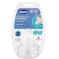 CHICCO - Pack 2 tetinas Physio - Flujo rápido
