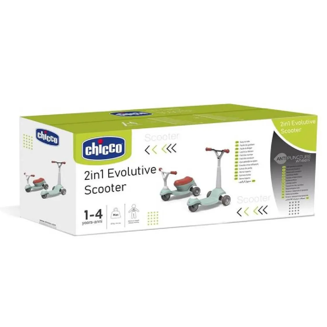 CHICCO - Patinete Evolutivo 2 en 1