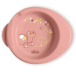 CHICCO - Plato Térmico 6M - Rosa* Preparación Comida Y Accesorios·Platos Y Cubiertos Infantiles