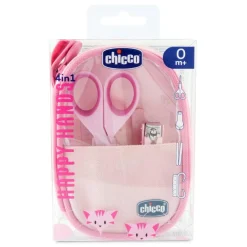 CHICCO - Set Cuidado de Uñas - Happy Hands Rosa