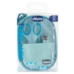 CHICCO - Set Cuidado de Uñas - Happy Hands Azul