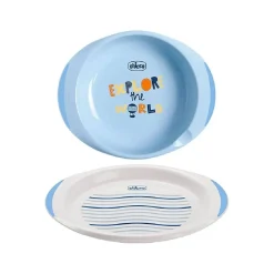 CHICCO - Set de comida azul + 12 meses