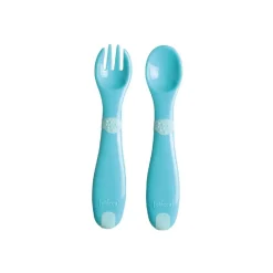 CHICCO - Set de comida azul + 12 meses