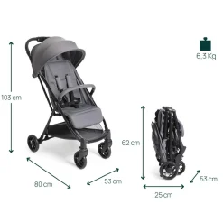 CHICCO - Silla de paseo Urbino grayness