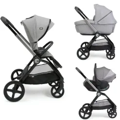 CHICCO - Trio Mysa Gran Comfort y First Seat Recline Lunar Rock