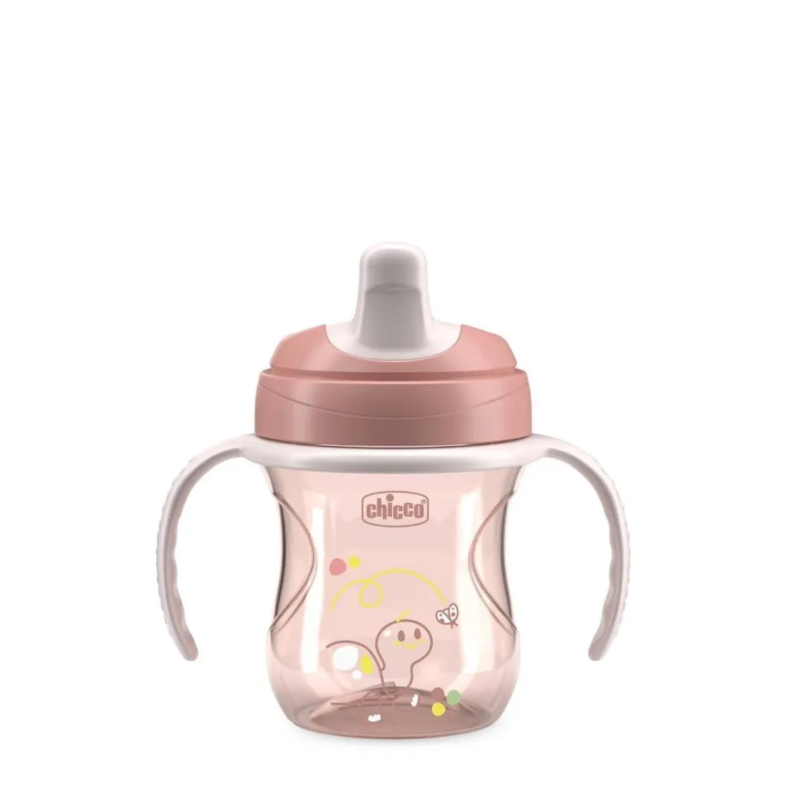CHICCO - Vaso de Aprendizaje 6M+ 200ml - Rosa