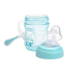 CHICCO - Vaso de transición azul