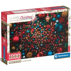 CLEMENTONI Classic Christmas Collection - Impossible - Puzzle 1000 piezas* Juegos Y Puzzles