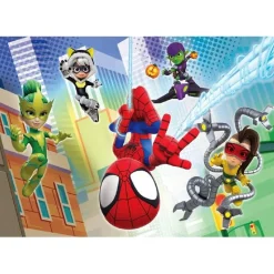 CLEMENTONI - 2 Puzzles 60 piezas - Spidey y su Superequipo