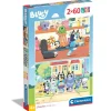 CLEMENTONI - 2 puzzles 60 piezas - Bluey