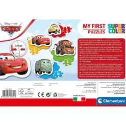 CLEMENTONI - Cars - Puzzle progresivo Cars de 3-6-9-12 piezas ㅤ