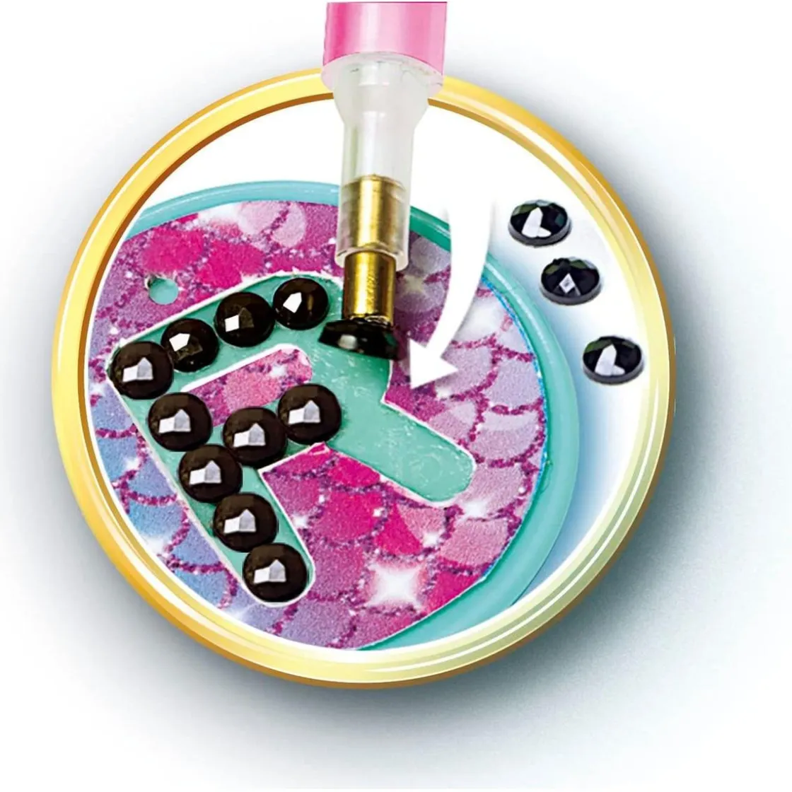 CLEMENTONI - Charms Lab hacer pulseras, collares y encantos multicolor juego creativo ㅤ* Estilo De Vida