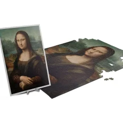 CLEMENTONI - Colección de arte con rompecabezas de la Gioconda, 1000 piezas ㅤ