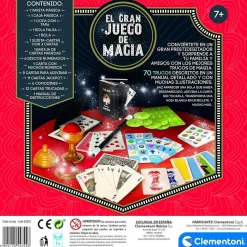 CLEMENTONI - Juego de magia con 70 trucos para pequeños magos ㅤ