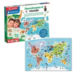 CLEMENTONI - Juego educativo descubramos el mundo, geografía y mapas ㅤ* Friki Zone|Juguetes Educativos Y Libros
