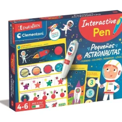 CLEMENTONI - Juego interactivo de astronauta multicolor ㅤ