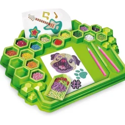 CLEMENTONI - Kit de pegatinas 3D brillantes y diamantes creativo para regalo* Arte Y Manualidades