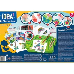 CLEMENTONI - Kit de pegatinas 3D brillantes y diamantes creativo para regalo* Arte Y Manualidades