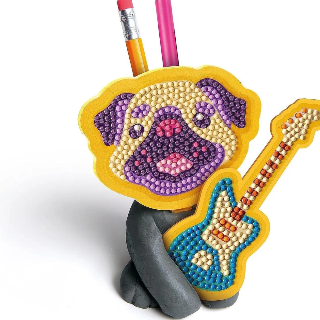 CLEMENTONI - Kit de pegatinas 3D brillantes y diamantes creativo para regalo* Arte Y Manualidades