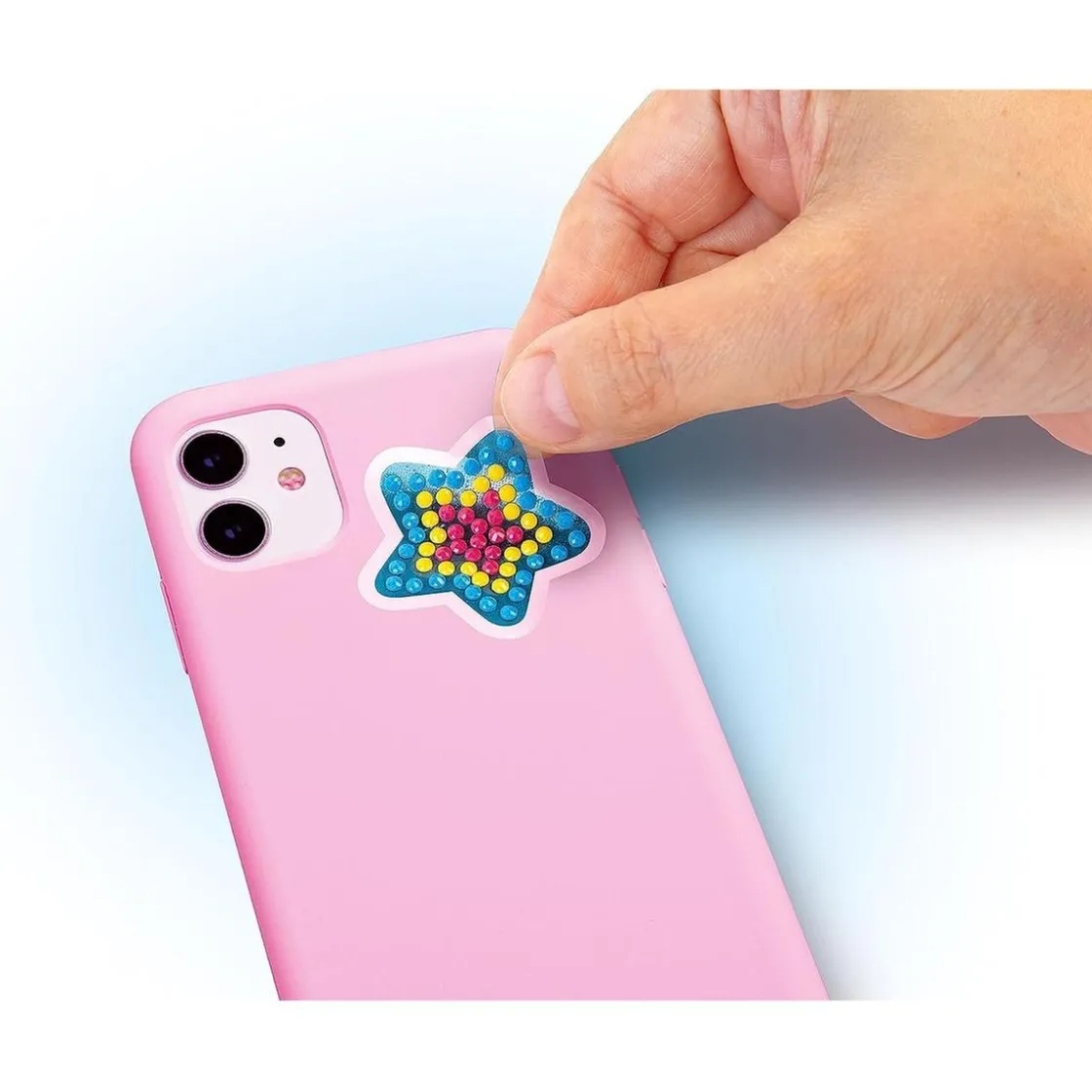 CLEMENTONI - Kit de pegatinas 3D brillantes y diamantes creativo para regalo* Arte Y Manualidades