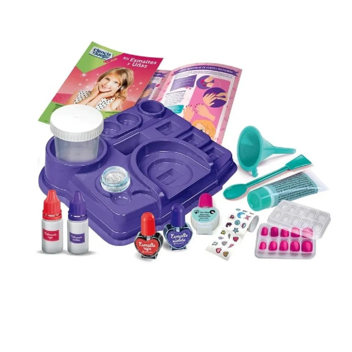 CLEMENTONI - Kit Esmaltes y Uñas