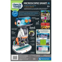 CLEMENTONI - Microscopio Smart 2 en 1 con Wi-Fi* Steam