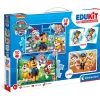 CLEMENTONI - Patrulla Canina - Edukit 4 en 1 con puzzle y juego de memoria Patrulla Canina ㅤ