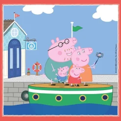 CLEMENTONI - Peppa Pig - Puzzle Supercolor 3x48 piezas ㅤ