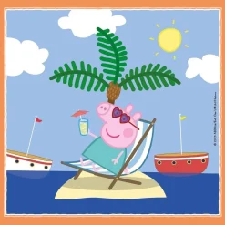 CLEMENTONI - Peppa Pig - Puzzle Supercolor 3x48 piezas ㅤ