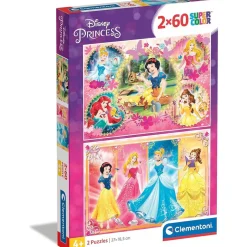 PRINCESAS DISNEY Clementoni - - Puzzle infantil de 60 piezas ㅤ* Juegos Y Puzzles