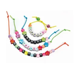 CRAZY CHIC Clementoni - Pulseras para crear mensajes (Varios modelos)