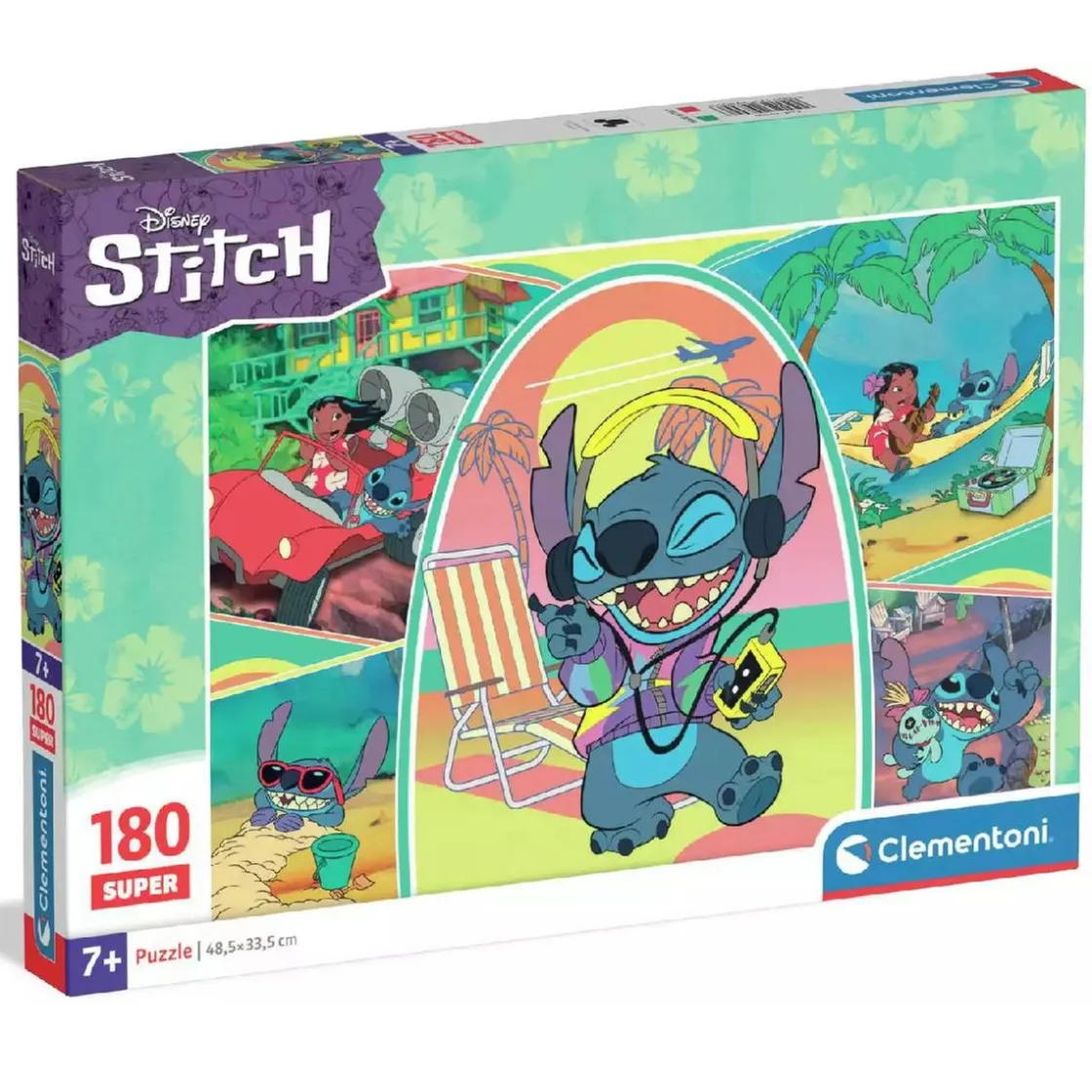 CLEMENTONI - Puzzle 180 piezas Super - Stitch