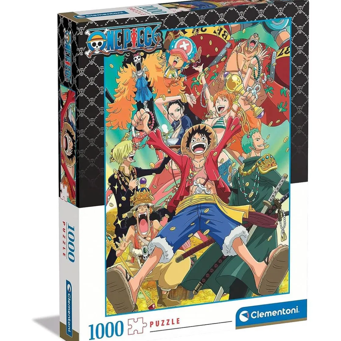 CLEMENTONI - Puzzle 1000 piezas One Piece Multicolor* Juegos Y Puzzles