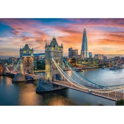 CLEMENTONI - Puzzle 1500 piezas High Quality Collection - Crepúsculo en Londres* Juegos Y Puzzles