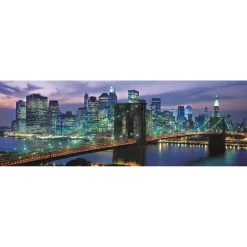 CLEMENTONI - Puzzle 1000 piezas Panorama - Puente de Brooklyn* Juegos Y Puzzles