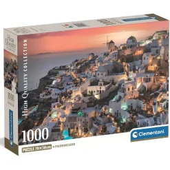 CLEMENTONI - Puzzle 1000 piezas High Quality Collection - Sombras de Santorini
