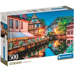 CLEMENTONI - Puzzle 500 piezas High Quality Collection - Strasbourg Old Town* Juegos Y Puzzles