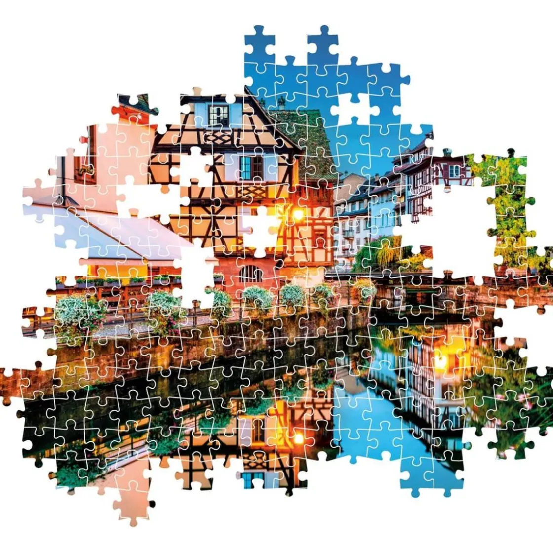 CLEMENTONI - Puzzle 500 piezas High Quality Collection - Strasbourg Old Town* Juegos Y Puzzles