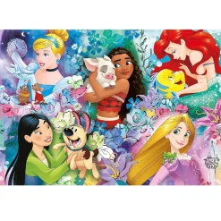 CLEMENTONI - Puzzle 60 piezas - Princesas Disney