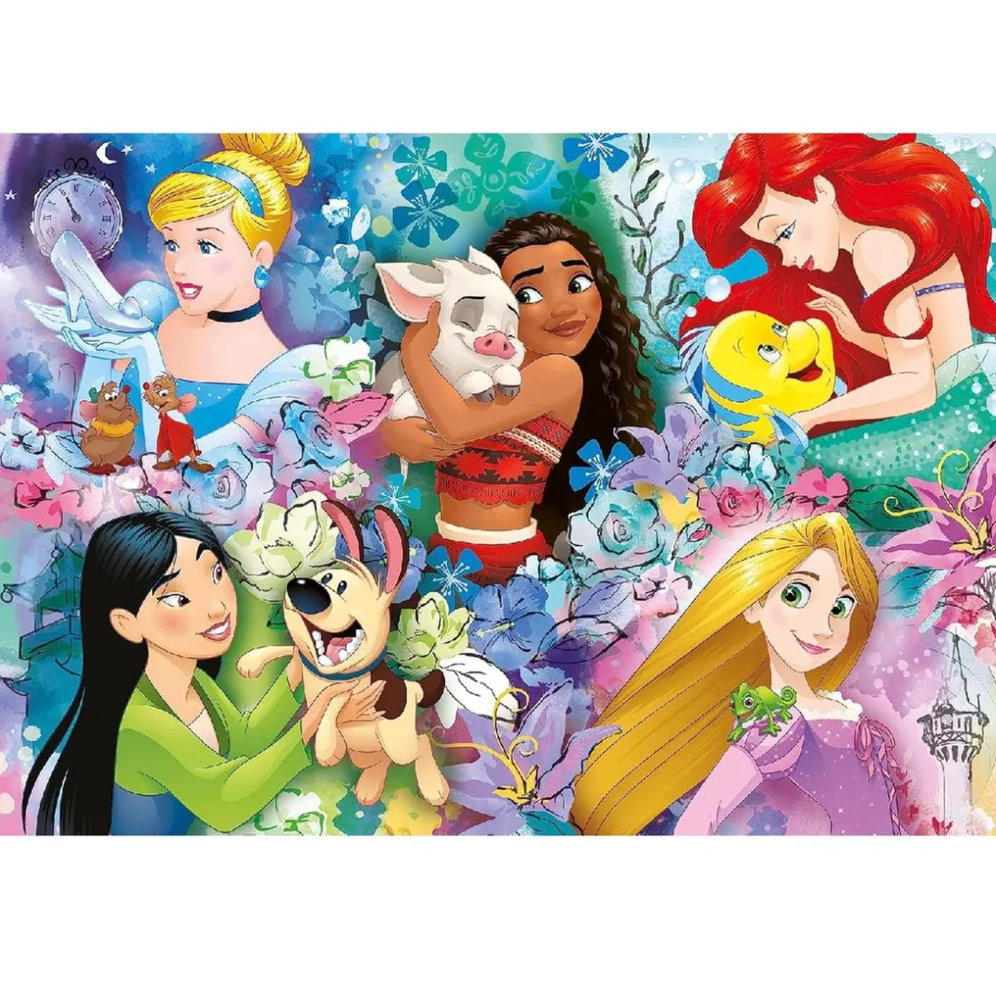 CLEMENTONI - Puzzle 60 piezas - Princesas Disney