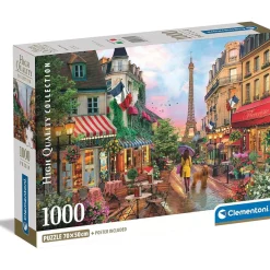 CLEMENTONI - Puzzle 1000 piezas flores en Paris ㅤ* Juegos Y Puzzles