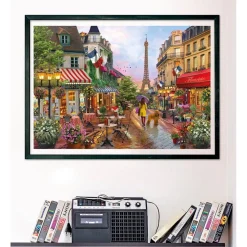 CLEMENTONI - Puzzle 1000 piezas flores en Paris ㅤ* Juegos Y Puzzles