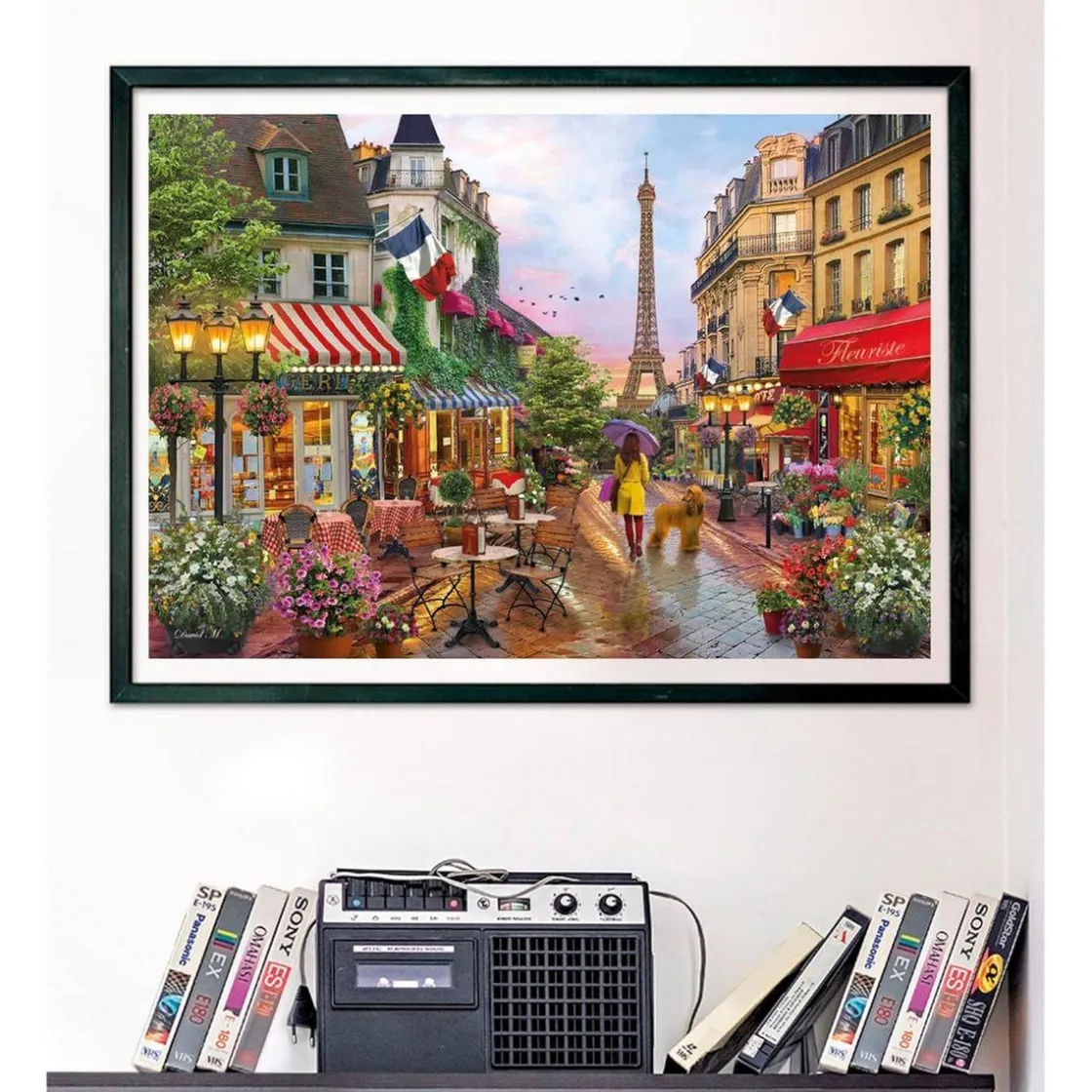 CLEMENTONI - Puzzle 1000 piezas flores en Paris ㅤ* Juegos Y Puzzles