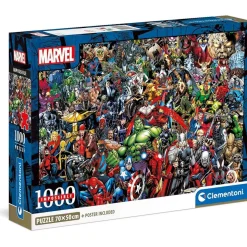 CLEMENTONI - Puzzle 1000 piezas universo de marvel